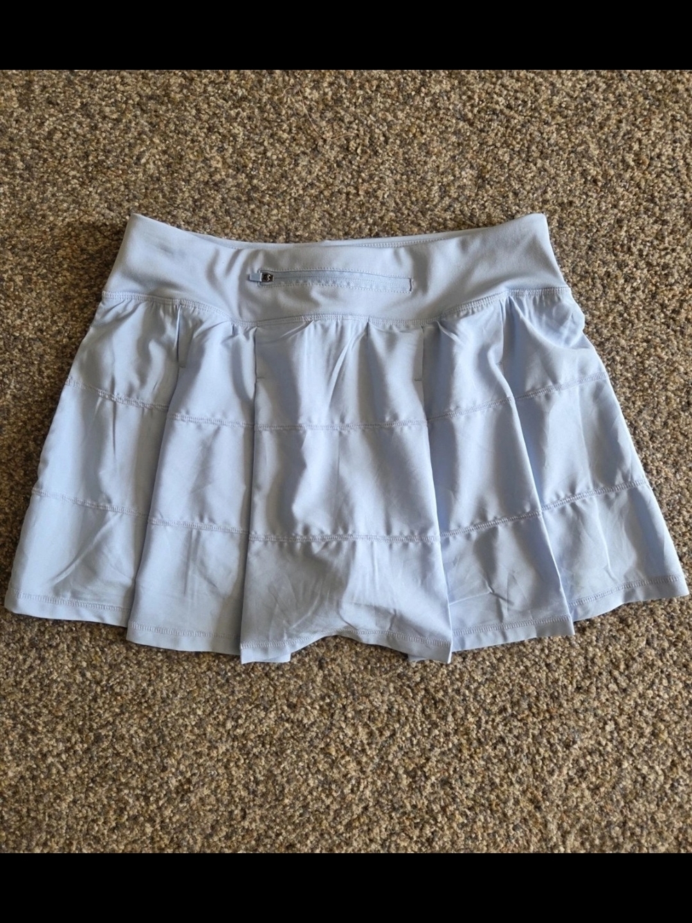 Ebb & Flow Light Blue Athletic Skort   medium With Pockets